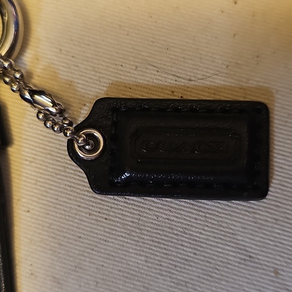 COACH Sutton Signature Wristlet Black Jacguard Medallion Silver Toned Hardware - Picture 3 of 4